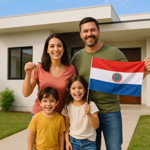 morar no Paraguai com a família
